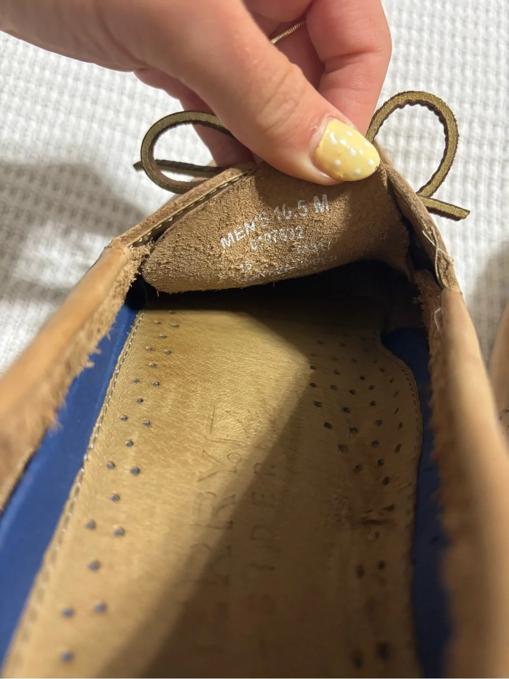 Men's Tan Leather Sperry Shoes